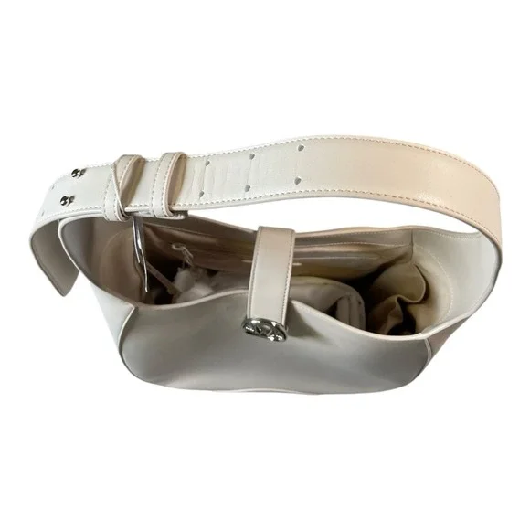 Lululemon Cactus Leather Shoulder Bag 8L Cashew With Silver Hardware & Dust Bag - Picture 10 of 16